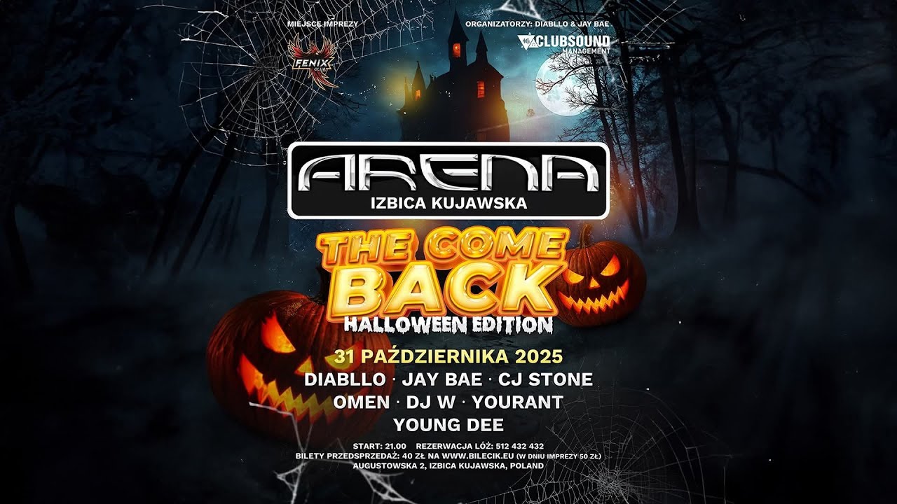 DIABLLO ARENA IZBICA KUJAWSKA THE COME BACK HALLOWEEN EDITION 2025