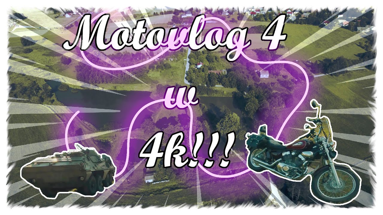 #4 Motovlog Yamaha Virago 125 -|Dji Air 2s, GoPro Hero 10|- Stawy Mstyczów. Jakość 4K!!!