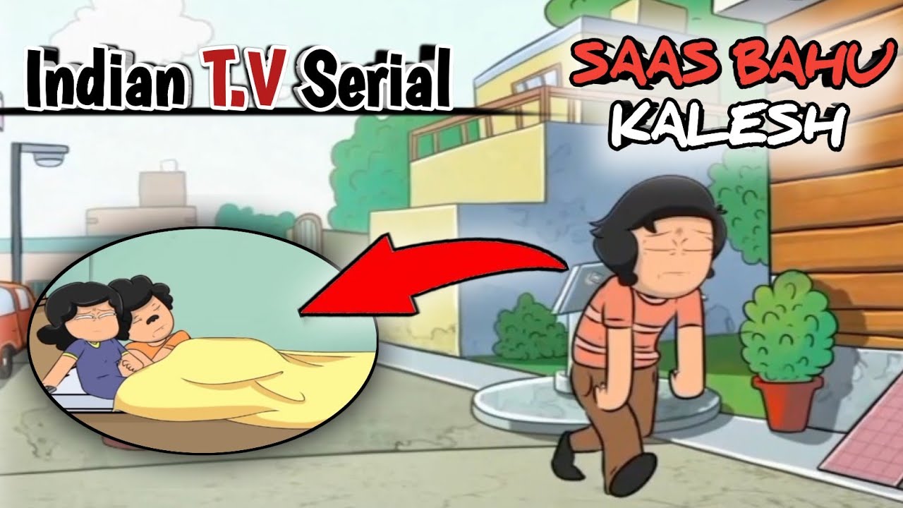 Indian T.V Serial 😍| Saas Bahu Kalesh | Animation Cartoon |@Hardtoonz22 #hardtooz  #funny#animation