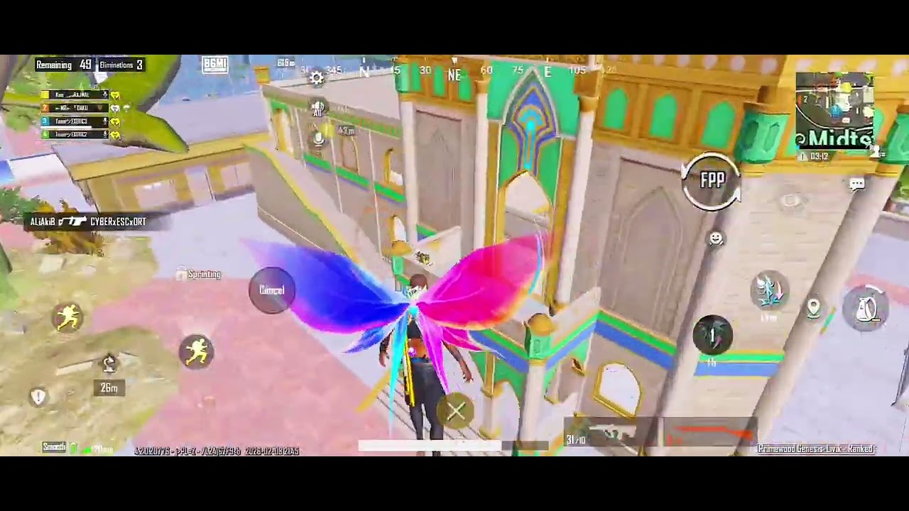 Event Gameplay🔥 back to back knock enemy 💀