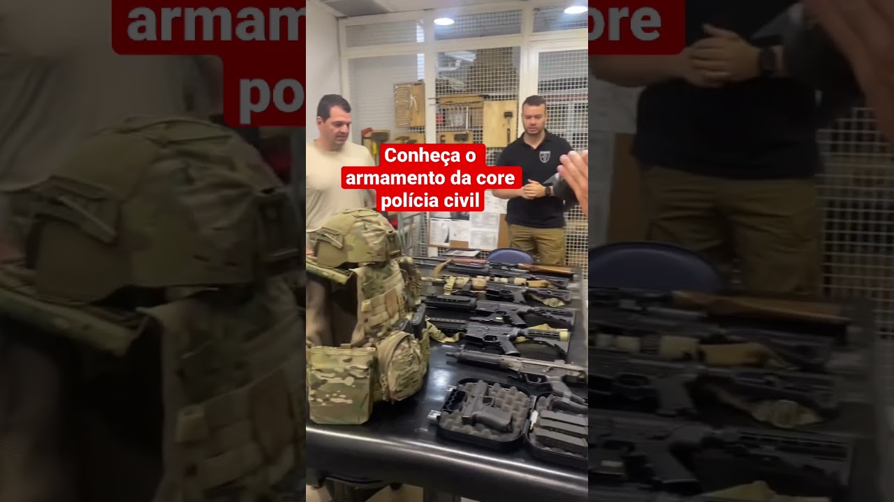 Conhe&ccedil;a as armas do core da pol&iacute;cia civil #rj #riodejaneiro #policia #pcrj