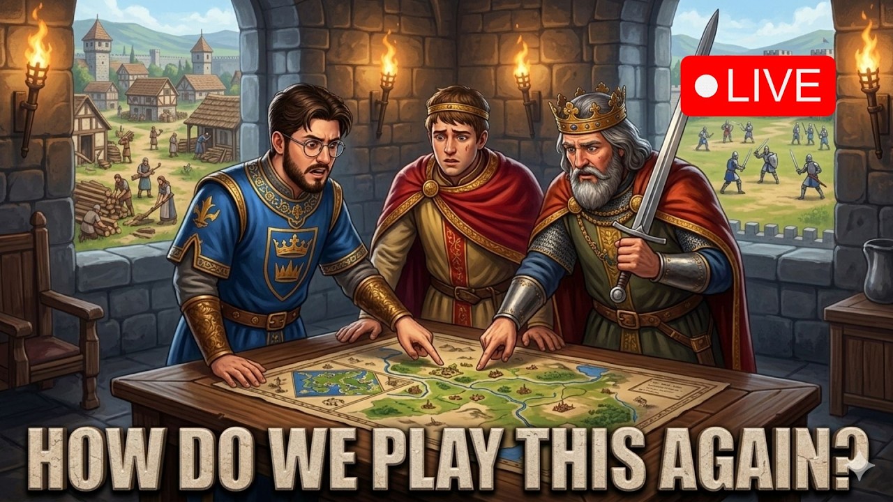 AGE OF EMPIRES II: We forgot how to play. Please help. 🏰 | Live 🔴