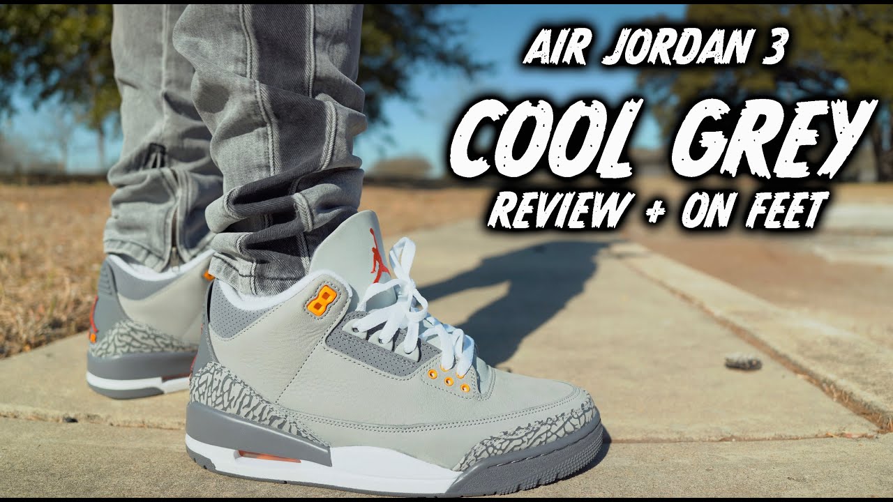 Air Jordan 3 COOL GREY On Feet REVIEW *WATCH BEFORE YOU BUY*