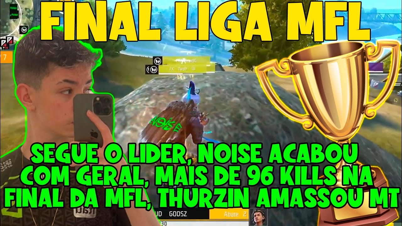 THURZIN NA FINAL CALOU OS HATERS, AMASSOU GERAL COM 35 KILLS - MAIS DE 90 KILLS DELES - FINAL MFL!!!
