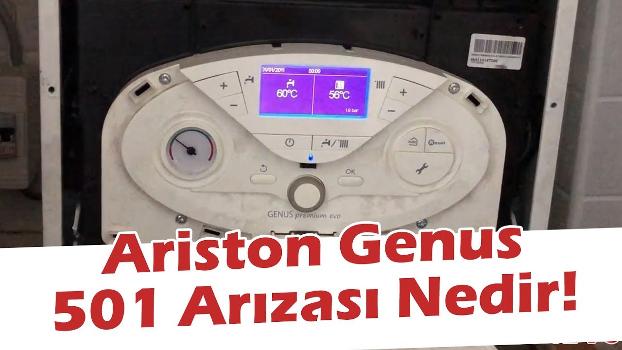 Ariston Genus 501 Hatası Nedir? 501 Arıza Kodu Nedir? Kombi'de Alev Eksikliği ve Ateşleme Sorunu