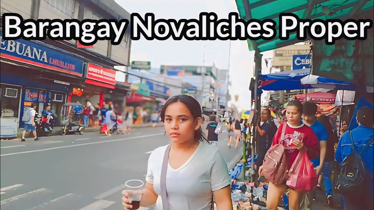 Walking In Barangay Novaliches Proper, Quezon City | Philippines