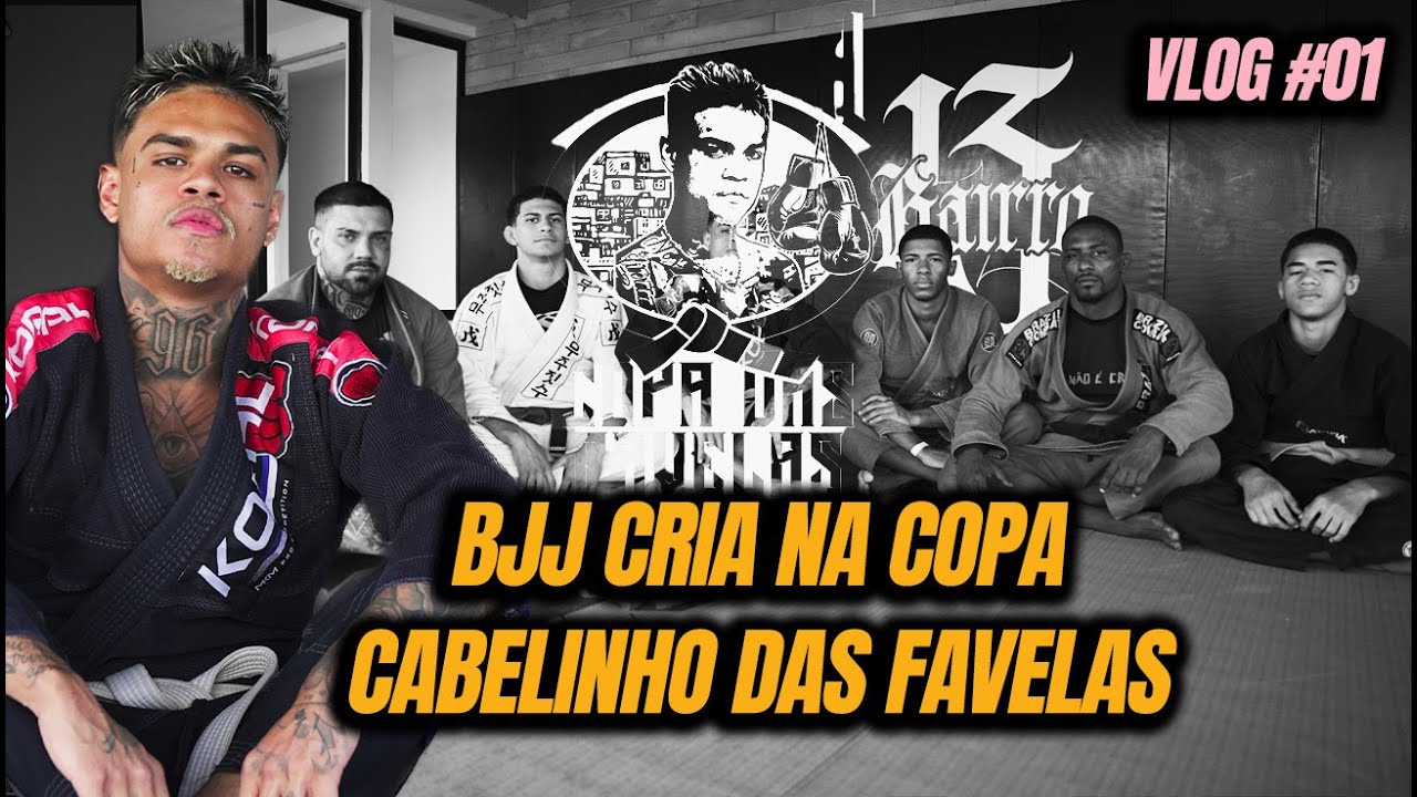 Bjj Cria na Copa Cabelinho das Favelas | Vlog #01