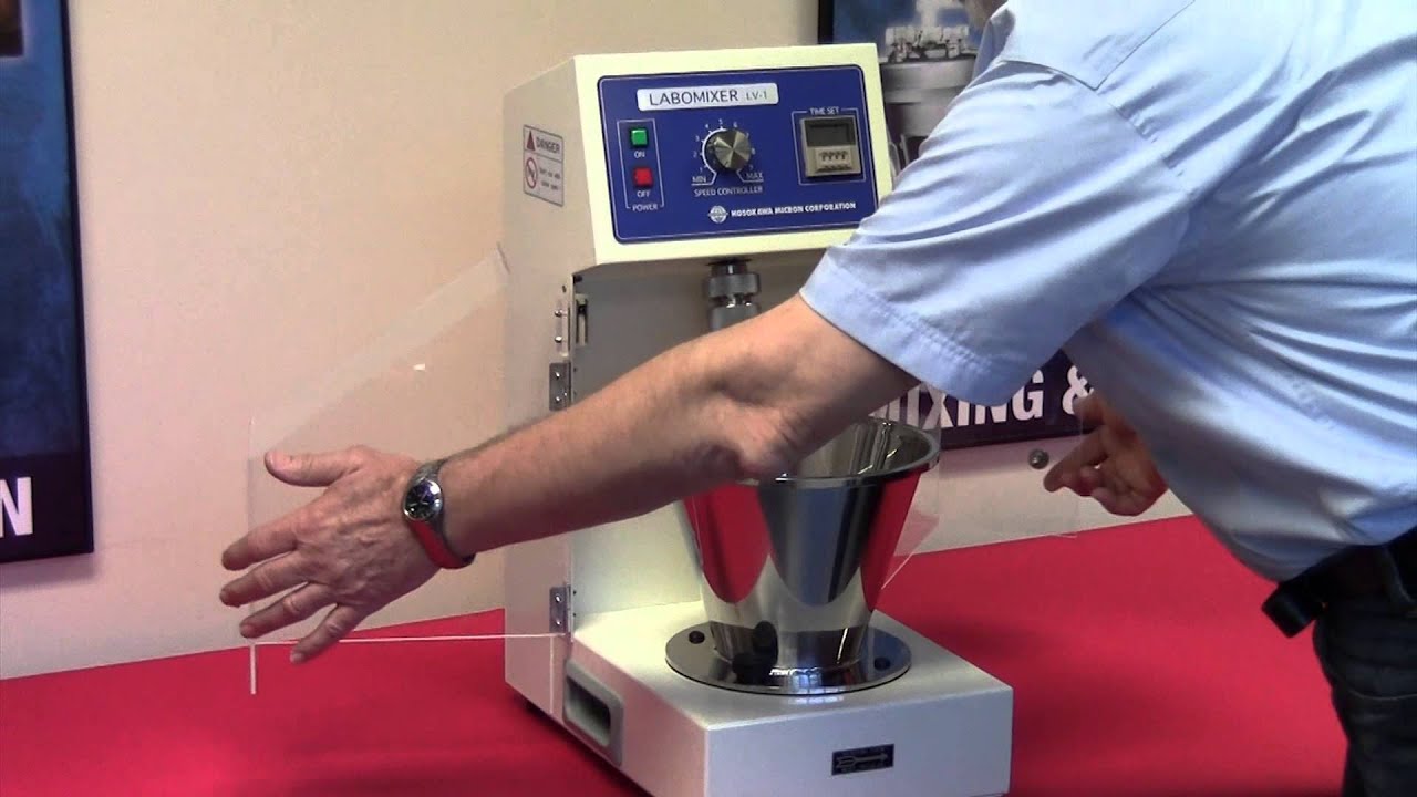Laboratory Mixer for Dry Powders - Hosokawa Micron Labomixer