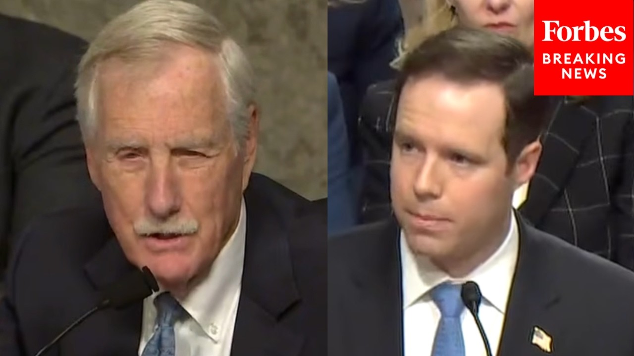 'What Is The Justification?': Angus King Grills DoD Nominee On Classifying Boat Strike Footage