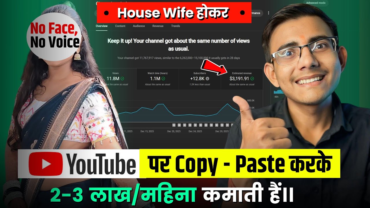 2026 में सिर्फ़ ये चैनल बना लो ✅ | Copy Paste Video On Youtube and earn money
