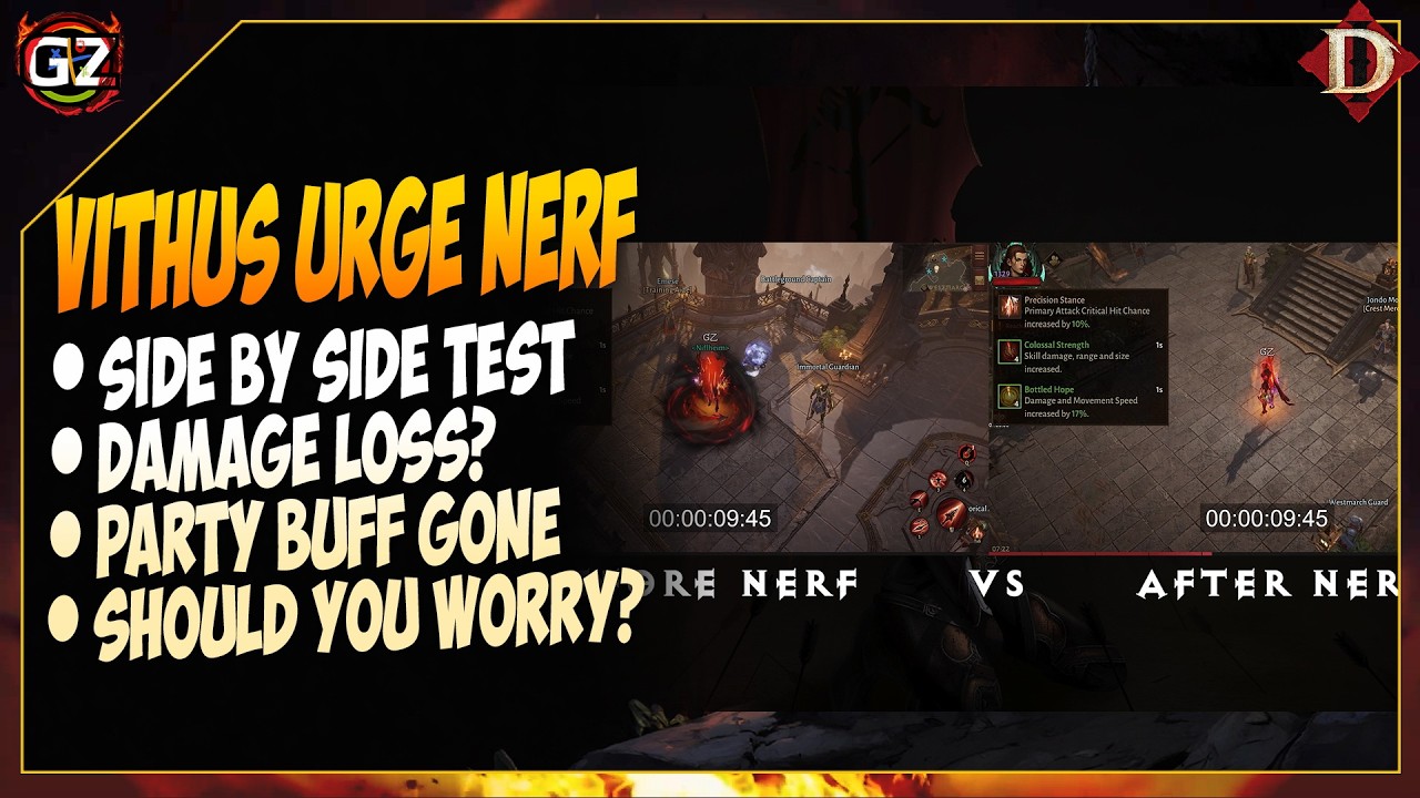 Я протестировал ослабление Витуса — до и после | Огромная потеря урона? | Diablo Immortal