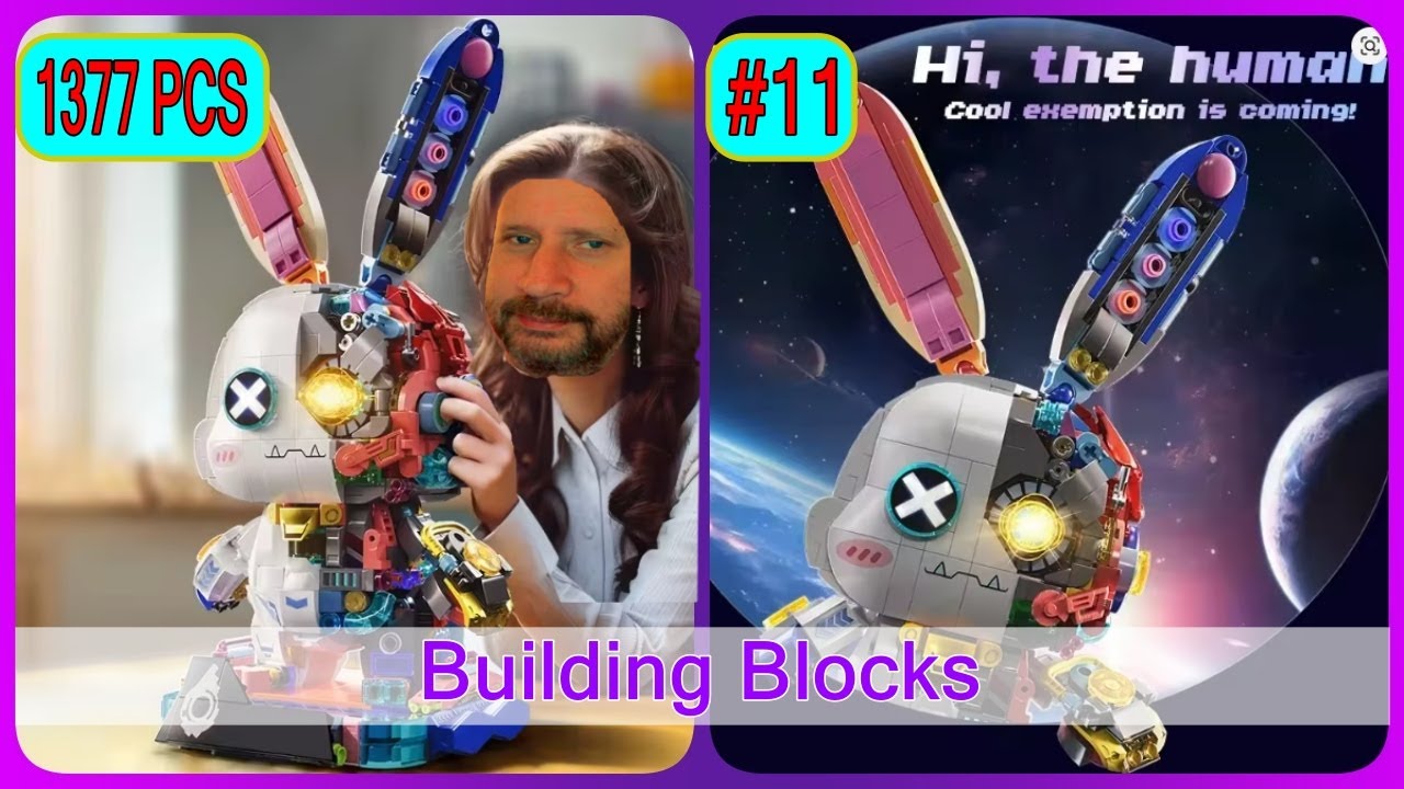 Robot Rabbit Model Creative DIY - 89147