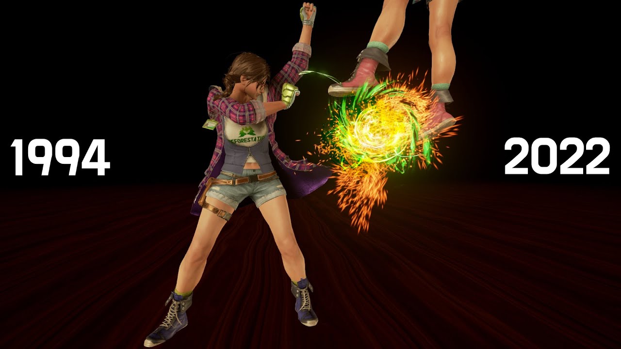 철권 줄리아 대전붕추 콤보 변천사 (Tekken Julia Twisting Arrow Cannon Combo Evolution)