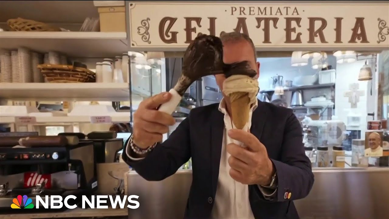 Inside gelato shop that served Pope Francis' favorite sweets