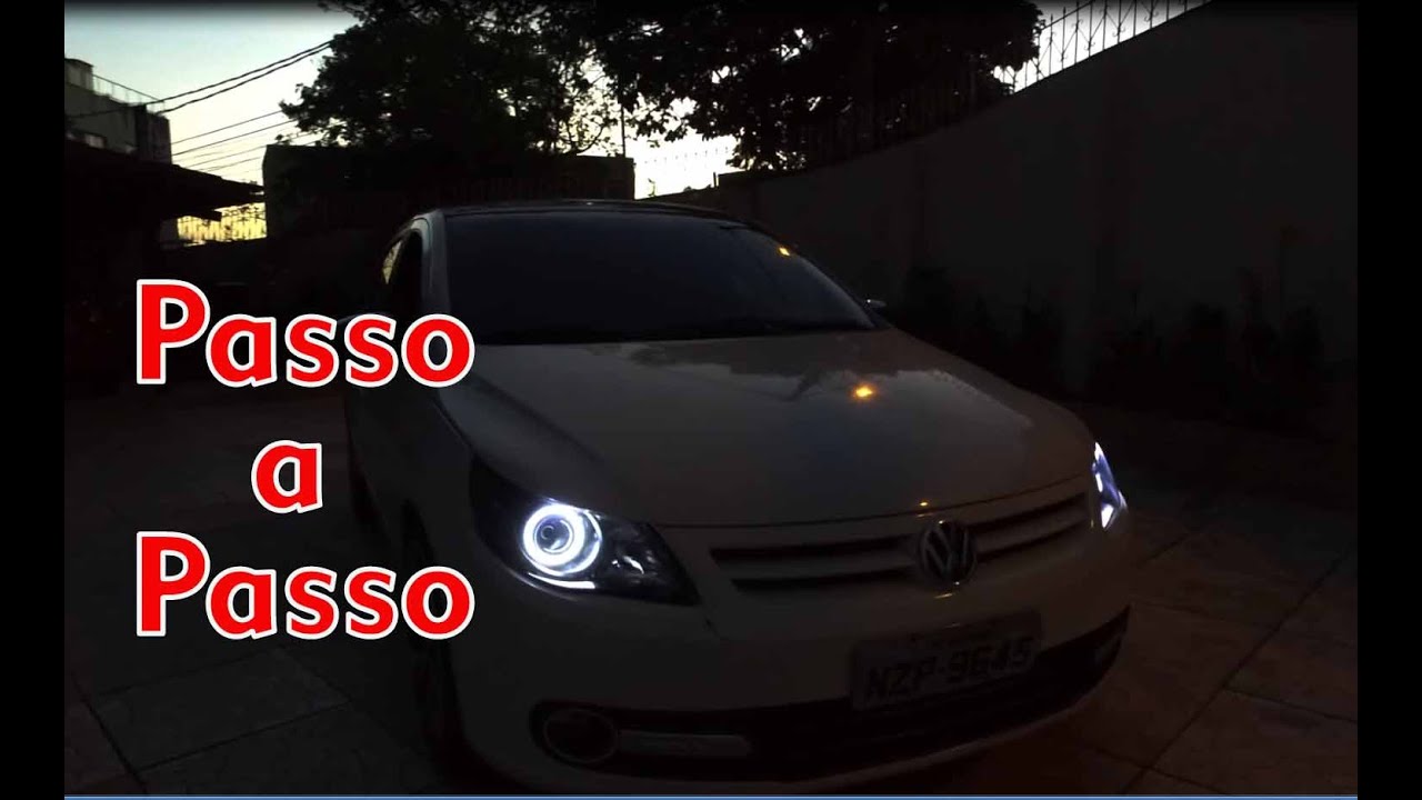 Passo a Passo - Projetor Angel Eyes Gol G5