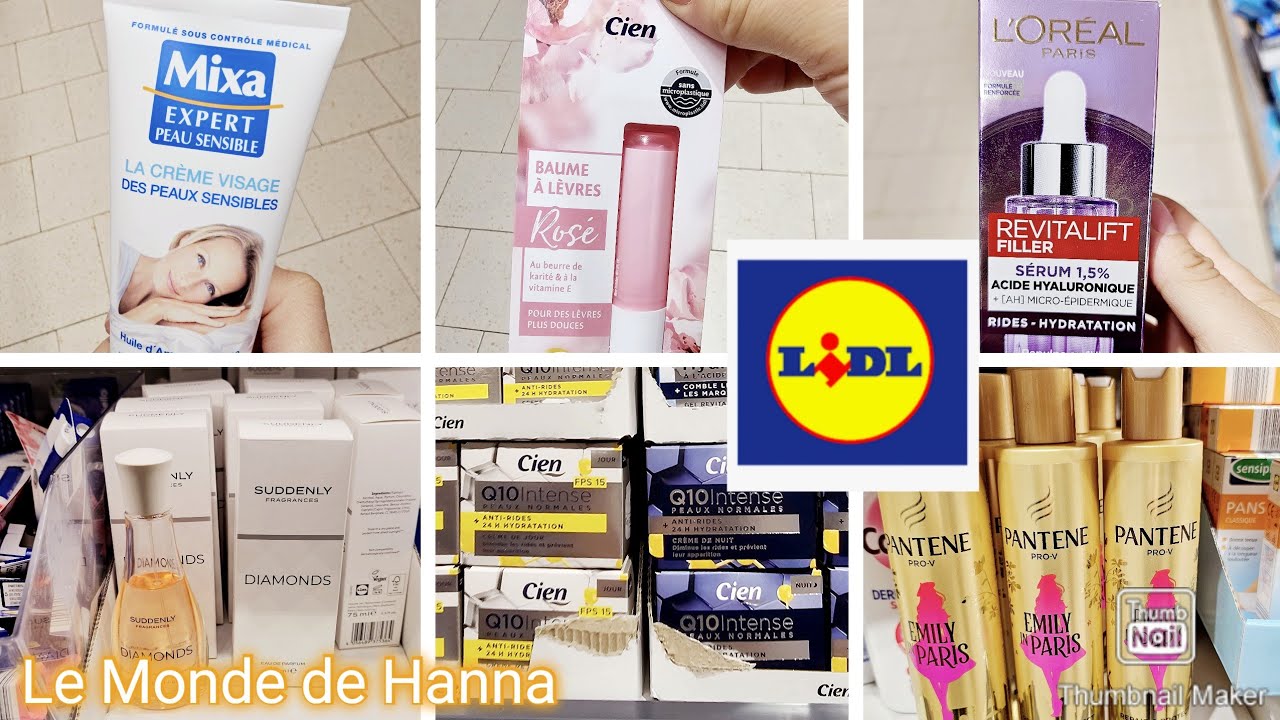 LIDL FRANCE ARRIVAGE 22-10 COSMÉTIQUES BEAUTÉ MAQUILLAGE ACTION