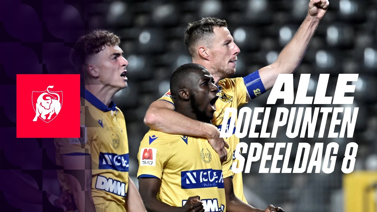 ВСЕ ГОЛЫ 8-ГО МАТЧА 👀⚽ Лучшие моменты Jupiler Pro League 23/24