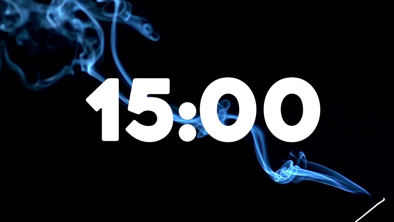 15 Minute Stress Relief Timer - Relaxing Incense and Soothing Piano Music
