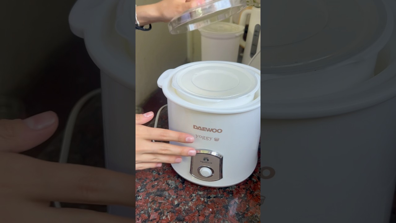 Yogur casero en yogurtera!! #highprotein #desayuno #yogurt #receta #fitfoodie