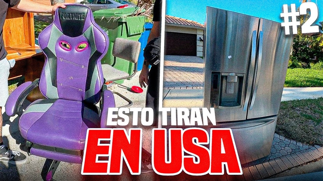 COSAS QUE TIRAN A LA BASURA EN USA 🇺🇸 Parte 2