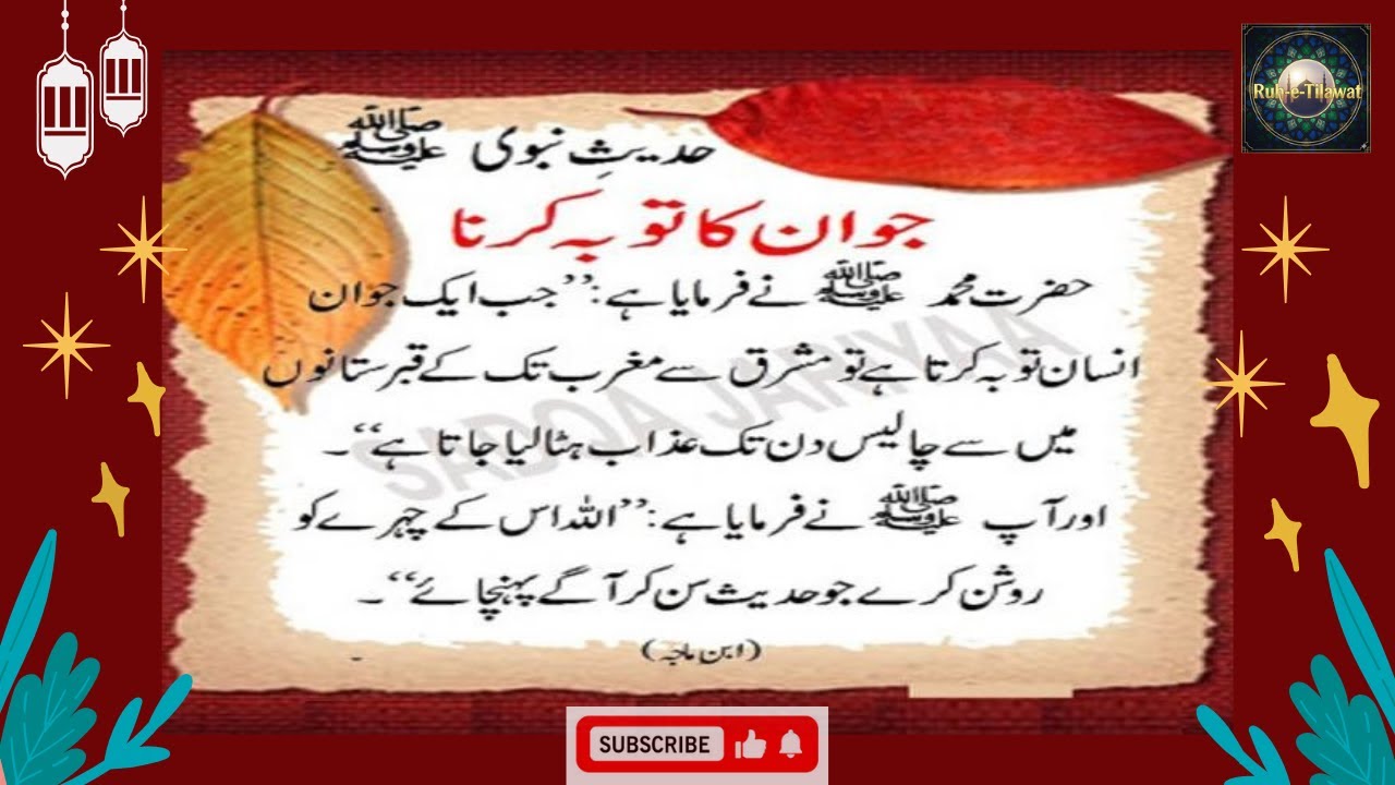 Welcome to Ruh-e-Tilawat (The Soul of Recitation). Its your haven for spiritual peace and relaxation
