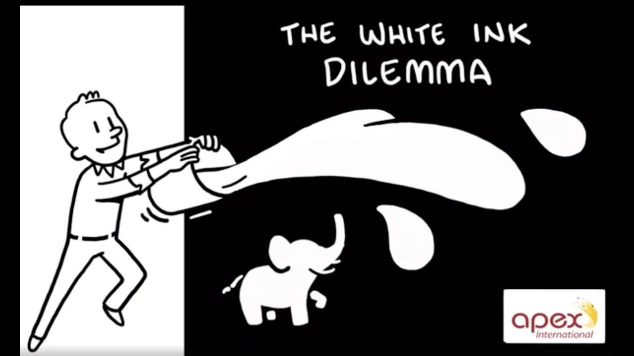 The white ink dilemma - GTT ink saving possibilities