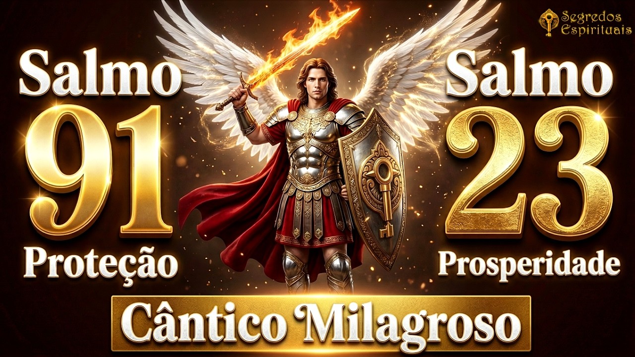 Eu Chorei Muito ao Ouvir Este Cântico dos Salmos 23 e 91 ao Arcanjo Miguel ✨ 777 Efatá