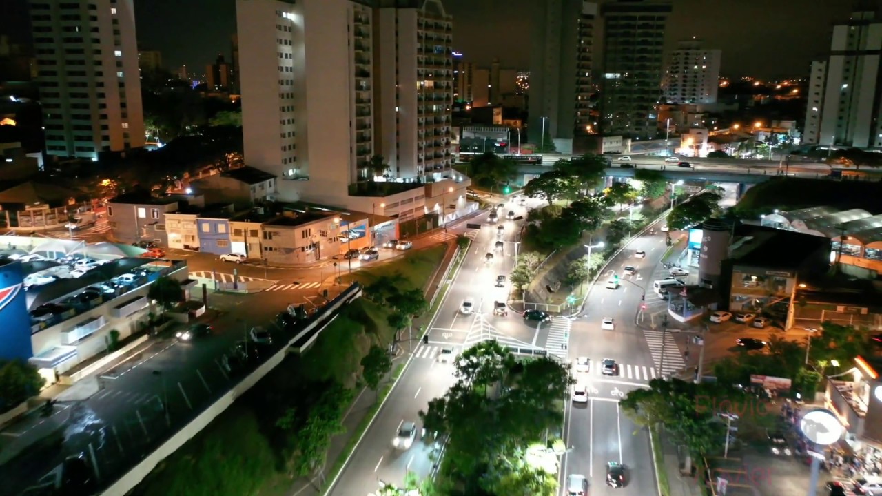 Jundiaí Shopping com iluminação Natalina, Av Nove de Julho, Beco Fino, Av Jundiaí 4k
