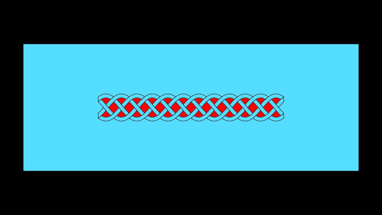 Simple Celtic Knot Pattern using Inkscape