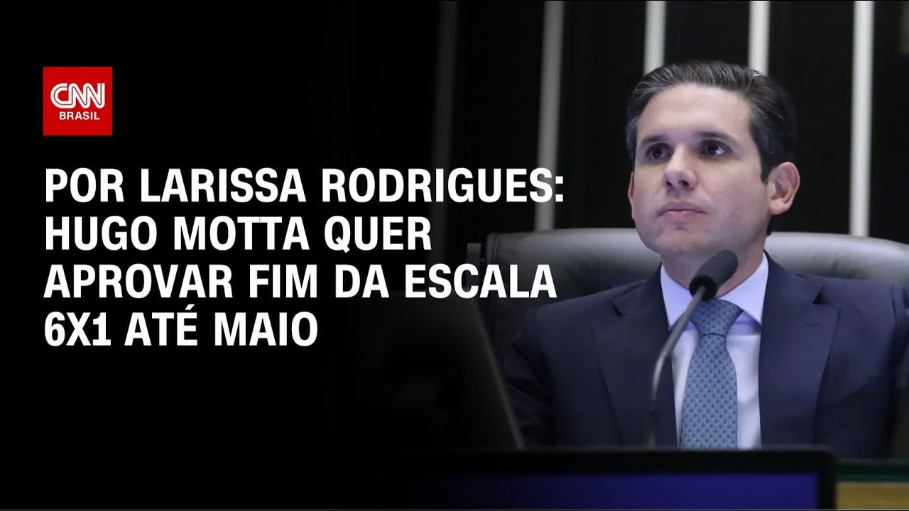 Hugo Motta quer aprovar fim da escala 6x1 até maio | CNN 360º