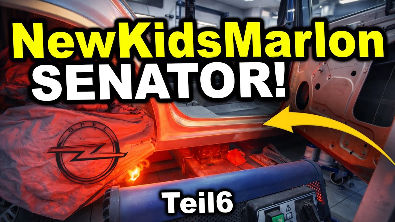 Opel Senator von New Kids Marlon - Polyester oder Epoxy Spachtel ? Teil6 der Serie
