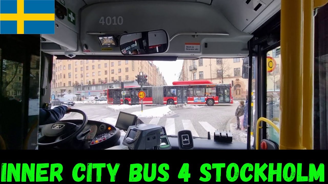 Stockholm-Inner City Bus Ride|With Sl Bus 4|From Fridhemsplan To Odenplan-Part3#101