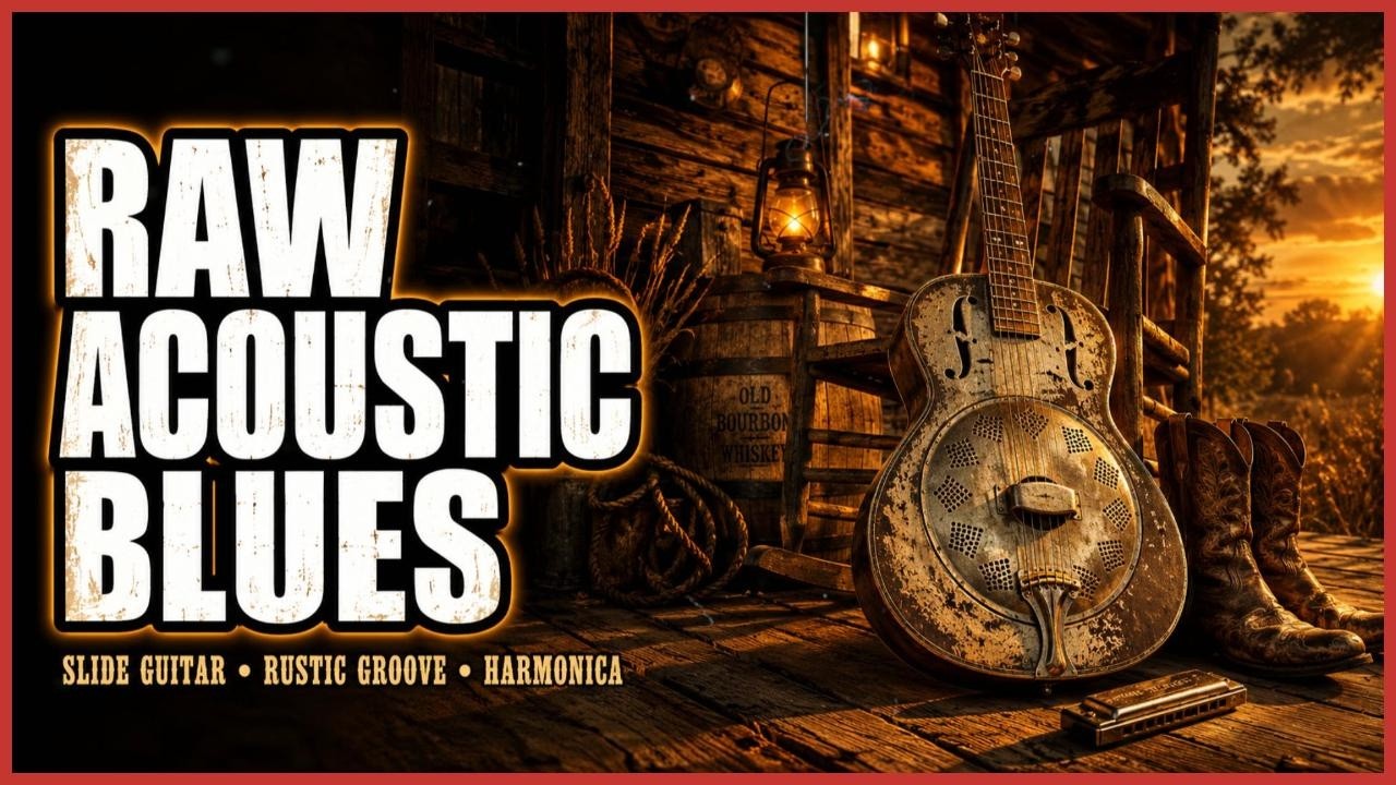 Raw Acoustic Slide Blues | Porch Stomp Country Blues & Rustic Grooves