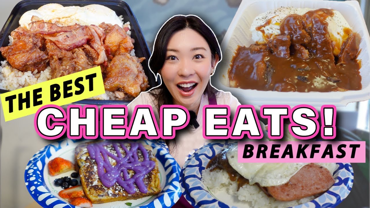 Best CHEAP EATS Breakfast in Honolulu, Oahu! || Hawaii Travel Food Guide