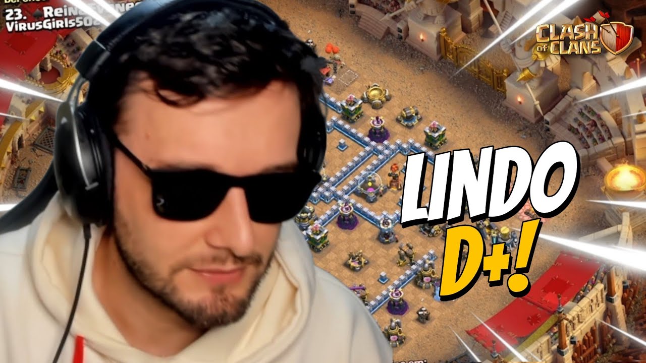 PRIMEIRA VEZ QUE VEJO EM GUERRA O NOVO CENÁRIO ! REAGINDO A ATAQUES DE CV12 NO CLASH OF CLANS !