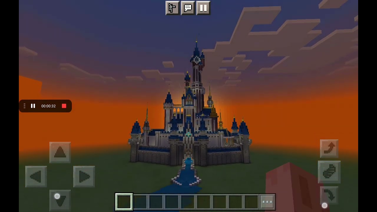 Walt Disney pictures logo en Minecraft