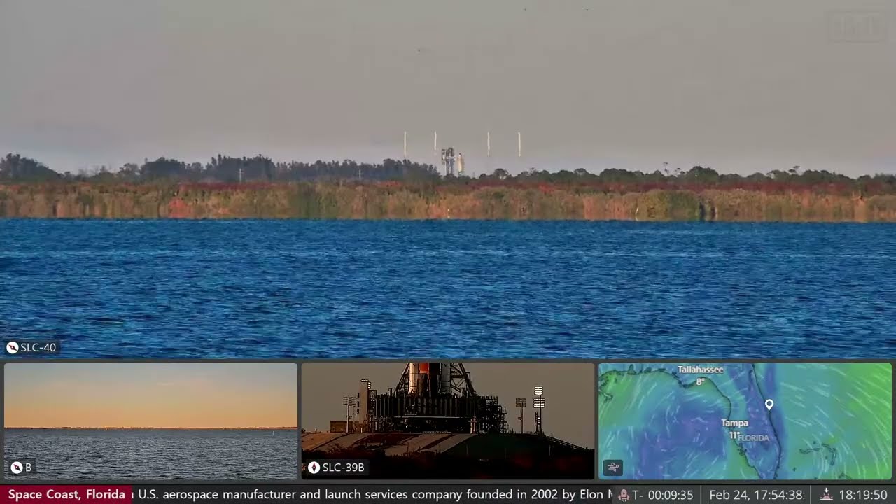 LIVE: SpaceX Falcon 9 Launches 29 Starlink V2 Mini Optimized | Booster 1092 10th Flight & Landing