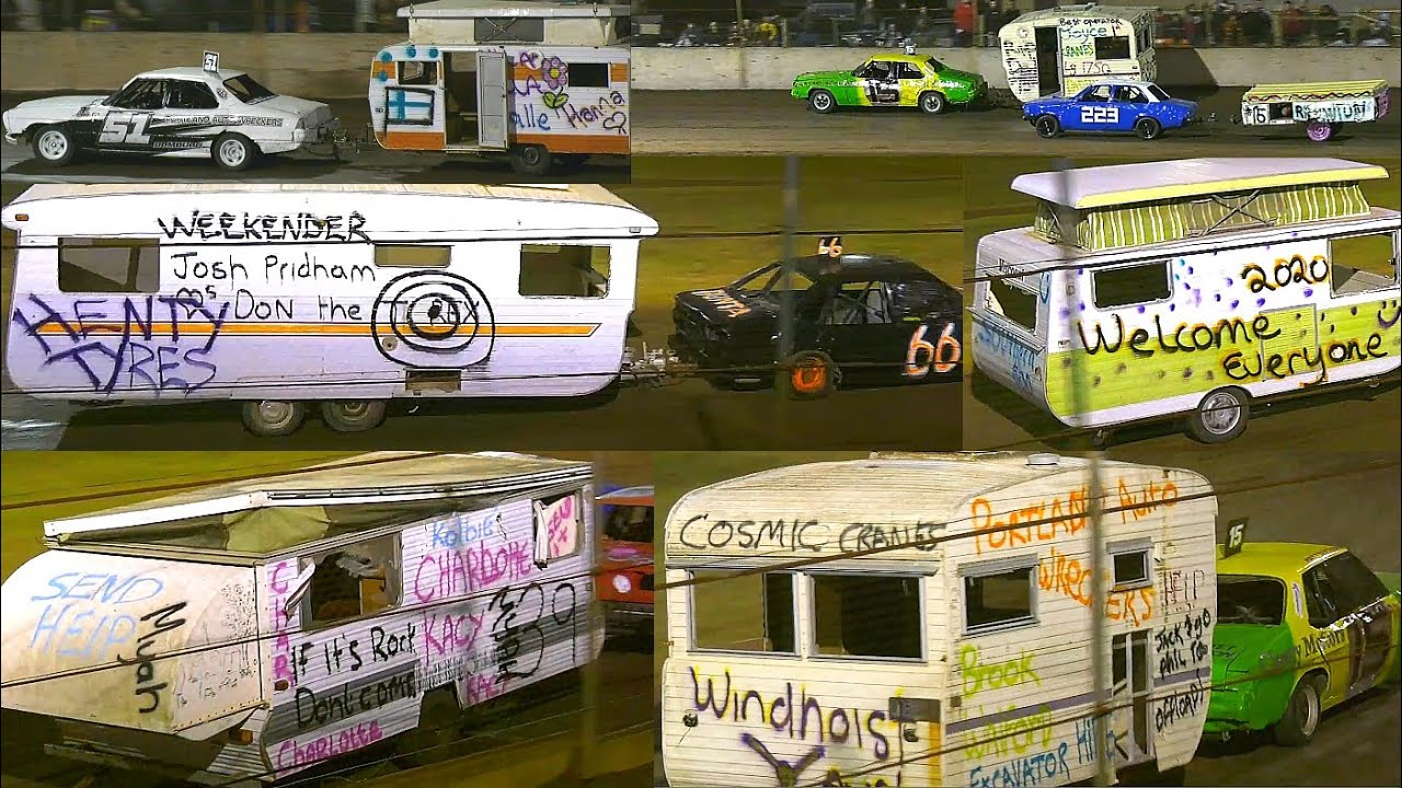 Anton Domburg Memorial Caravan Race Southern 500 Speedway Portland    4-1-2020