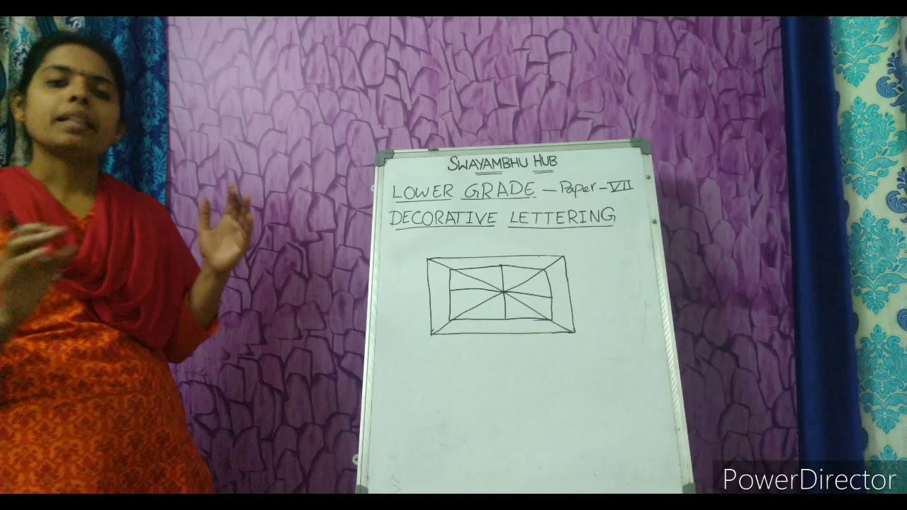 TTC DRAWING EXAMINATIONS - DECORATIVE LETTERING