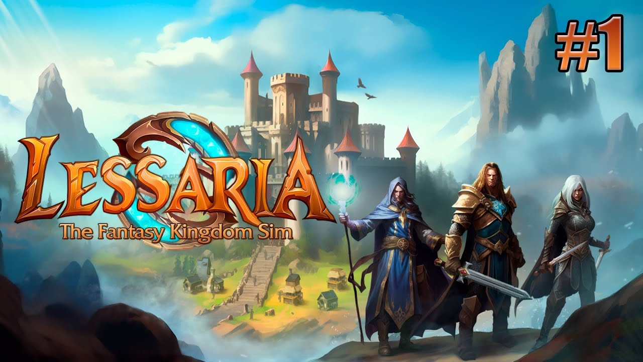 Lessaria: Fantasy Kingdom Sim. Первый взгляд. RTS в стиле Majesty! #1