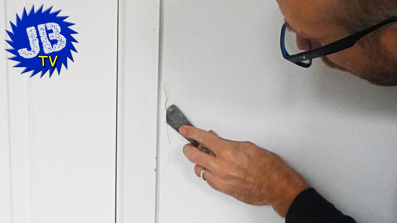 How To Repair Cracked Plaster Around a Door Frame