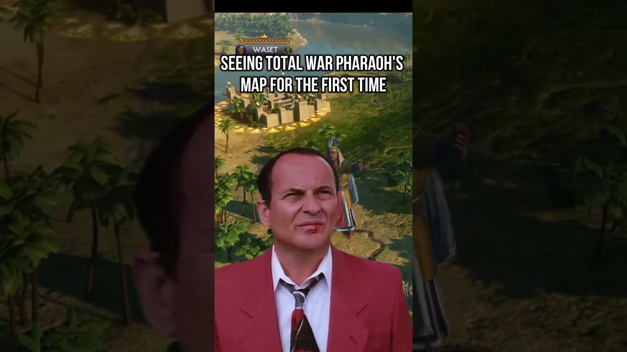 Seeing Total War Pharaoh's Map for the first time
