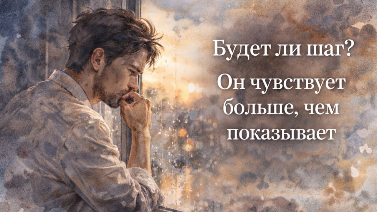 🌙 Будет ли шаг? Он чувствует больше, чем показывает 🌒 Расклад таро