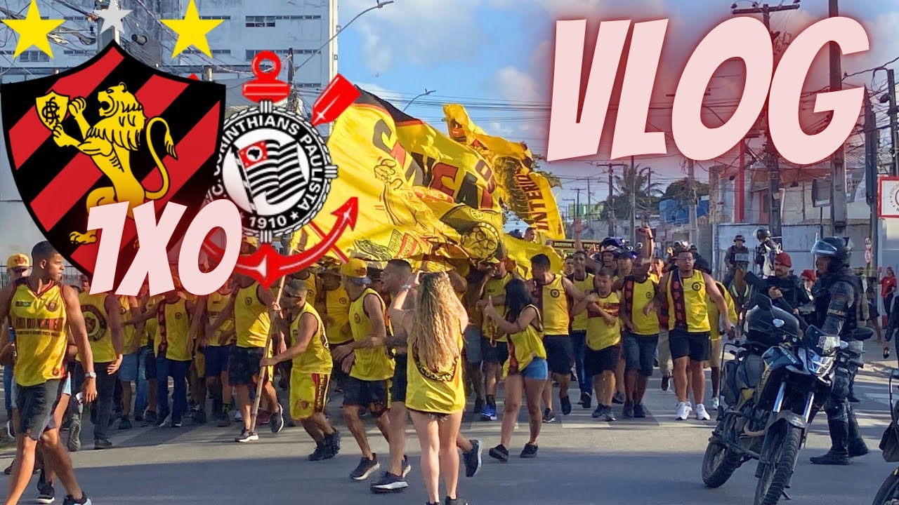 VLOG NA ILHA DO RETIRO SPORT 1x0 CORINTHIANS 