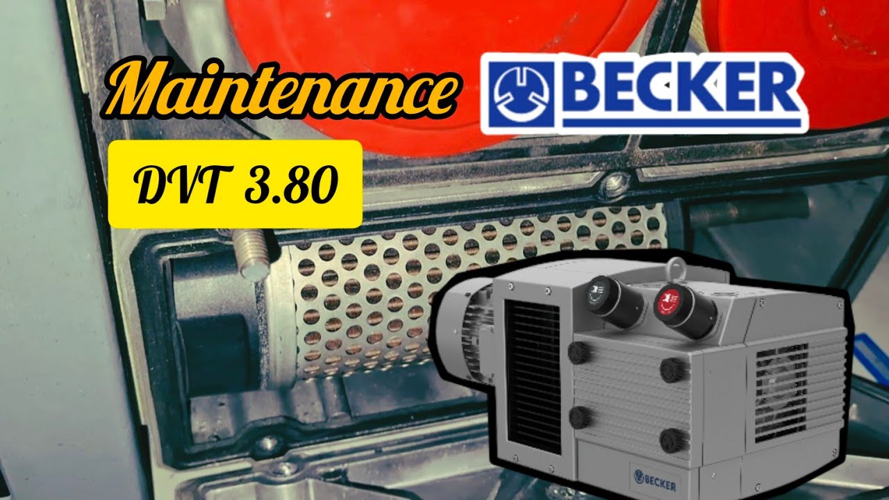 Maintenance Becker DVT 3.80 Vacuum Pump
