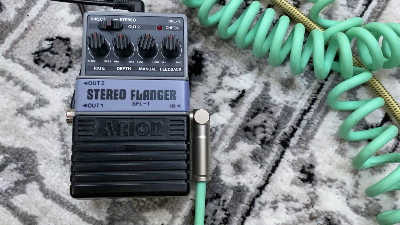 Vintage made in Japan Arion Stereo Flanger SPL-1 guitar effects pedal