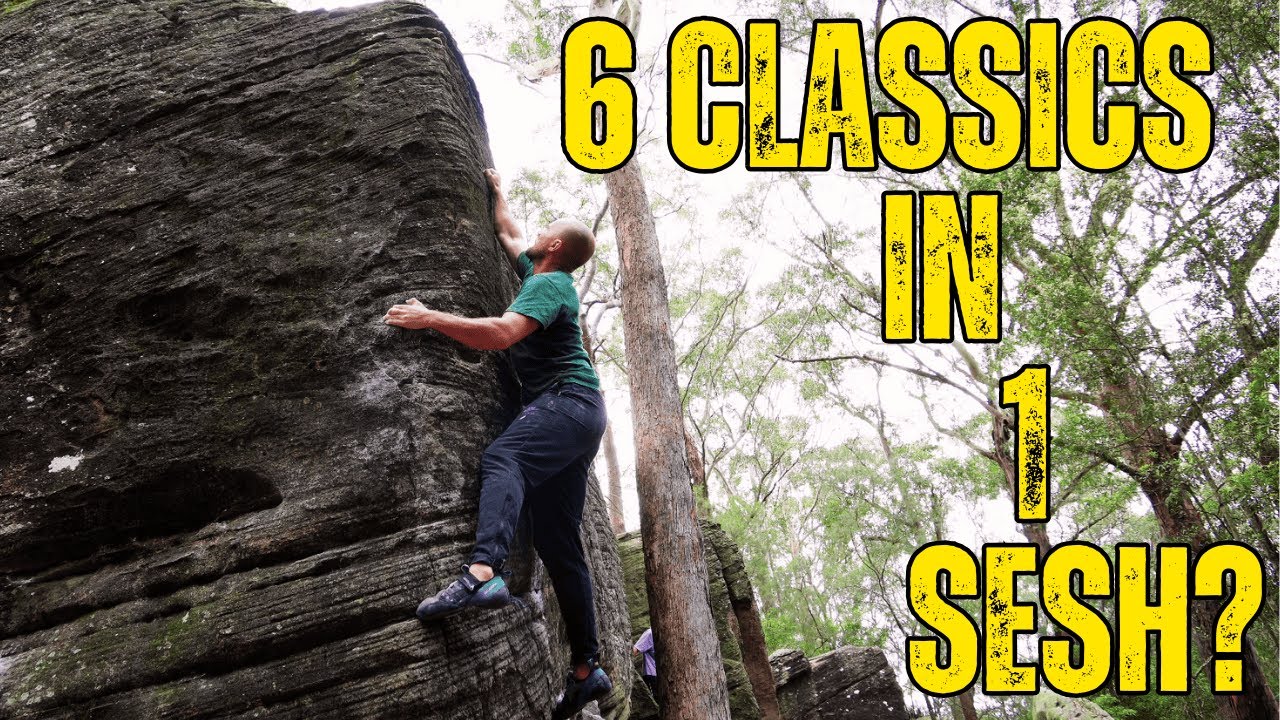 Bouldering In Sydney's OLDEST Crag | Lindfield Rocks