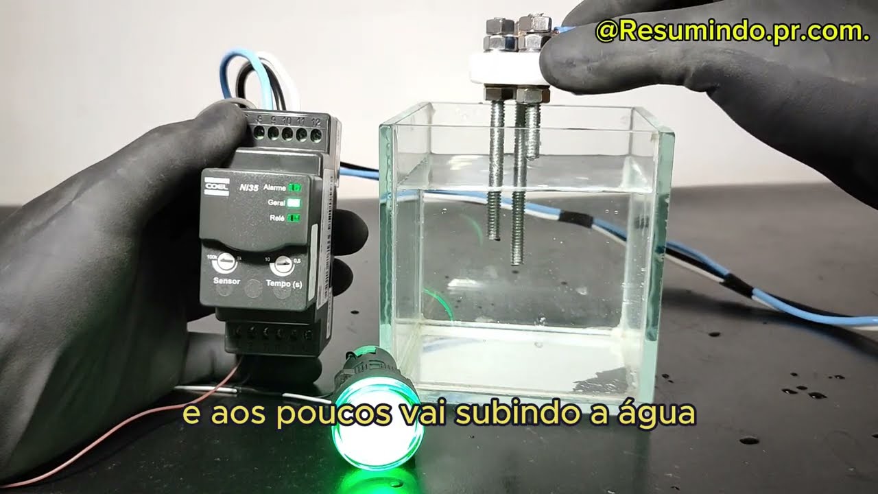 Relé de nível COEL NI35 Como fazer a ligação.