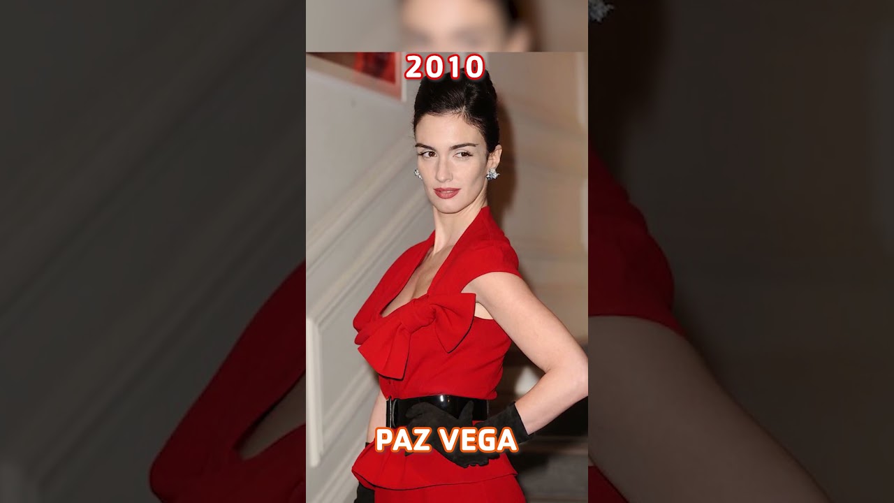 🍑 The evolution of Paz Vega