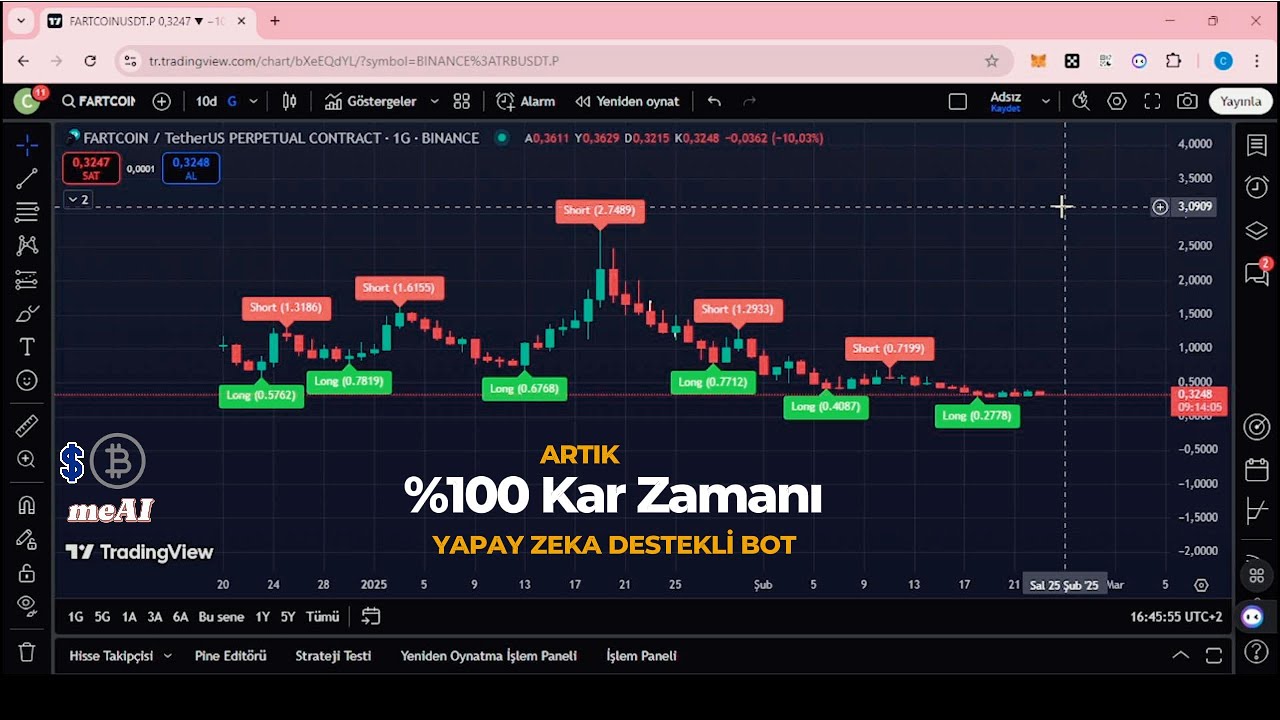 🚀%1000 Kar! 1,5 Ayda Yapay Zeka Destekli Trade Bot ile Para Kazanmak. #ai  #trader #kripto  #finans